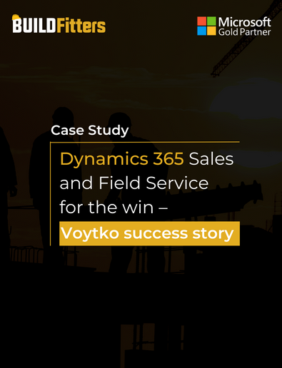 success story on wining Voytko from dynamic 365 sales and field service