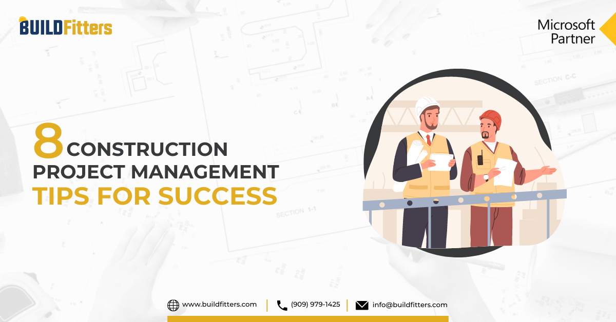 Infographics show that Construction Project Management Tips